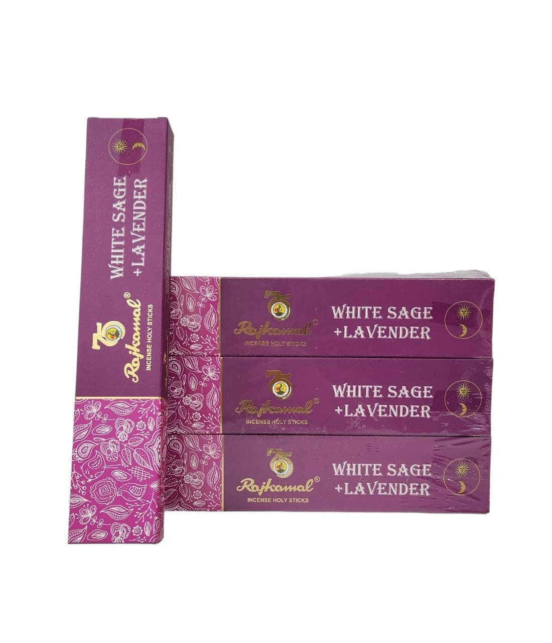 Rajkamal Premium Holy Incense Sticks White Sage &amp; Lavender Pack Of 12-2