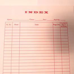 ivory long exercise book