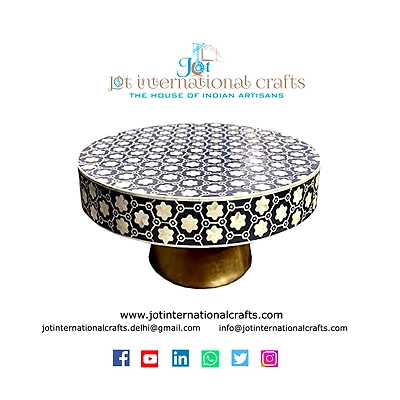 Bone inlay coffee table-2