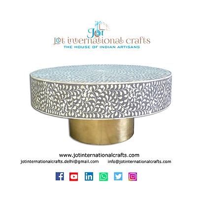 Bone inlay coffee table-1