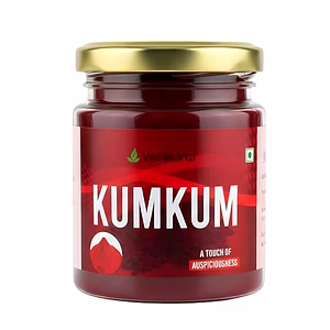 Natural Kumkum Powder | Traditional Sindoor/Tika for Pooja, Festivals & Daily | Chemical-Free, Auspicious Red Color | 100g Jar