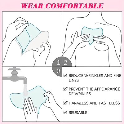 Reusable T Anti Wrinkle Chest Pad-1