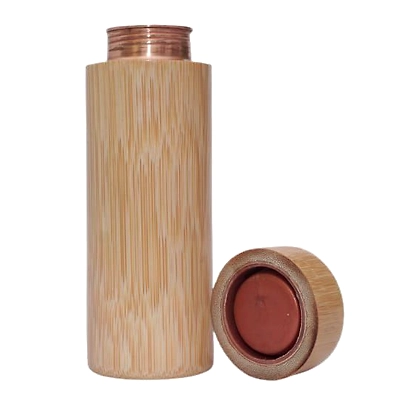 eco-sip Bamboo Water Bottle With Copper Insulated