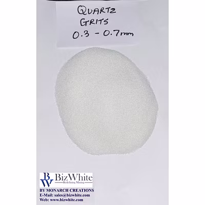 BizWhite Quartz-Grits 2.5-4.0mm-Grits 1.2-2.5mm-Grits 0.1-0.4mm-325 mesh powder-1