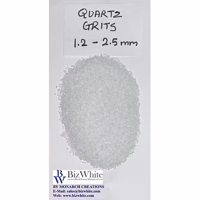 BizWhite Quartz-Grits 2.5-4.0mm-Grits 1.2-2.5mm-Grits 0.1-0.4mm-325 mesh powder-2