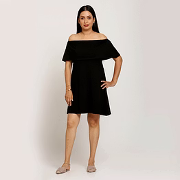 hdmw 213- 05 gigi off shoulder black short dress