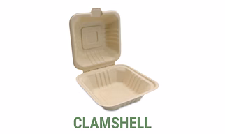 Clamshell Baggase