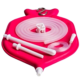NaturoFlo Enema bag kit 2 quart (Liter) Pink