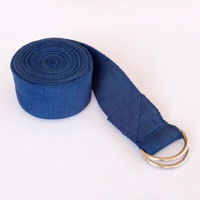 yoga straps - 6' blue