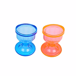 chilleyes colored eye wash cups - set of 1 blue and 1 orange