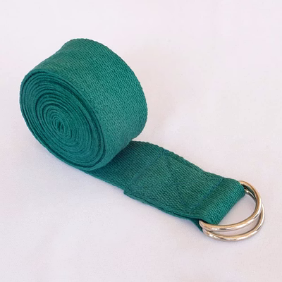 yoga straps - 6' forest green