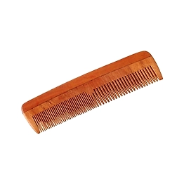 PureTress Neem Wood Dual Teeth Comb