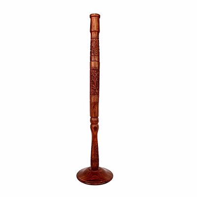 adjustable wooden trataka candle stand