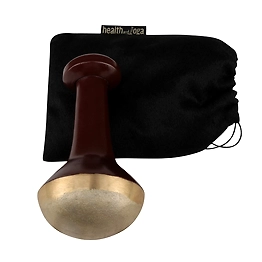 FootEase Kansa Vatki with Handle for Foot Massage