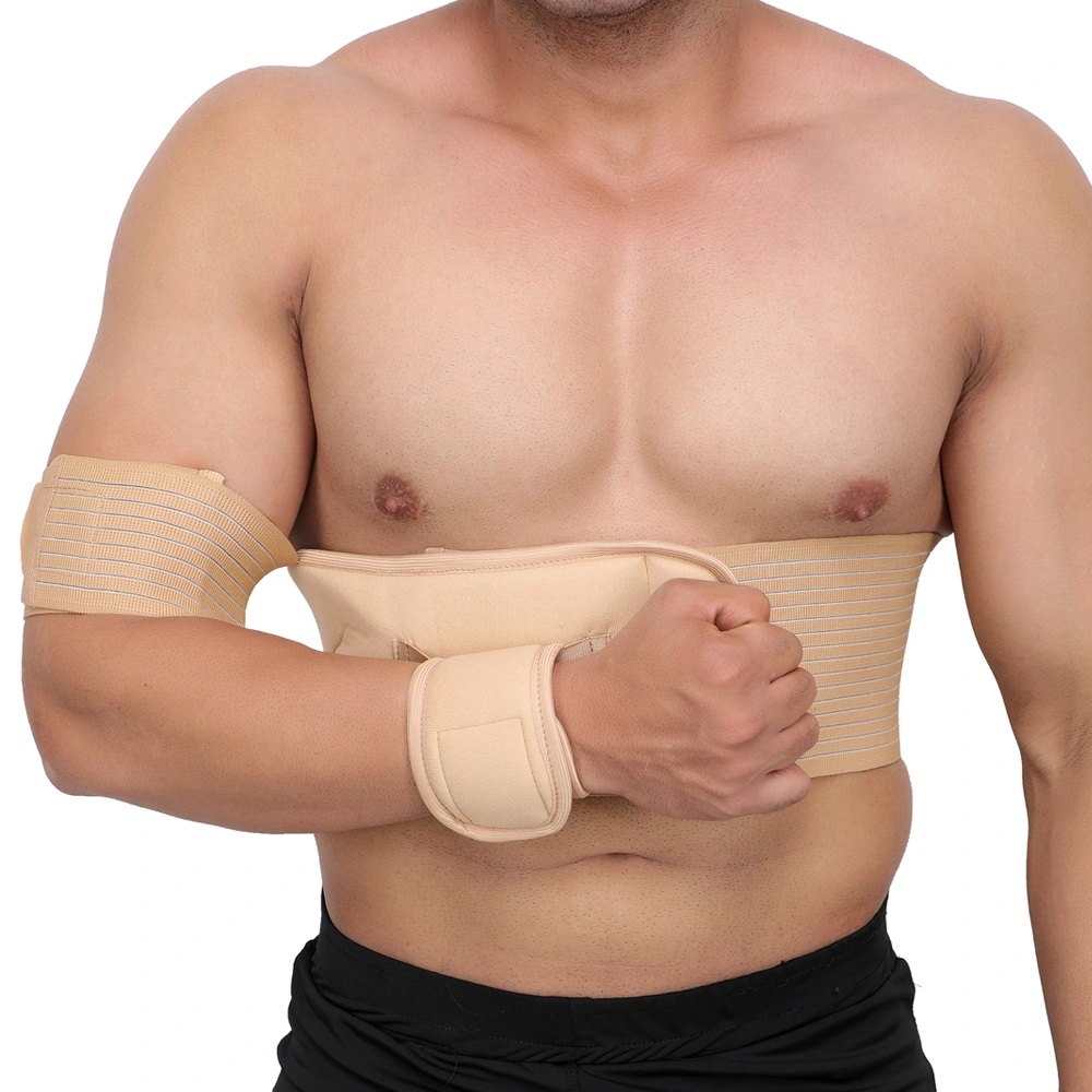 GuardNHeal Arm and Shoulder Immobilizer Brace - 40&quot; - 44&quot; - Beige-SG523131636FFIEO