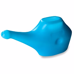 qwikflo travel neti pot - blue