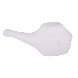 qwikflo travel neti pot- white