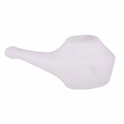 qwikflo travel neti pot- white