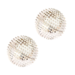 Spike Acupressure Balls - Silver - Set of 2