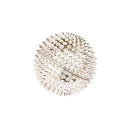 Spike Acupressure Ball - Silver