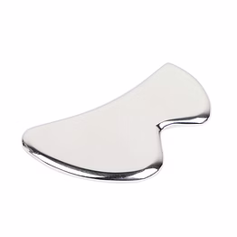 stelolift steel gua sha for face massage - b-shaped