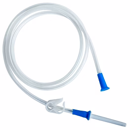superior tubing set: pvc tubing with clamp and nozzle