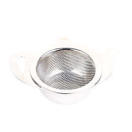 Tea Strainer with Utility Cup - Stainless Steel