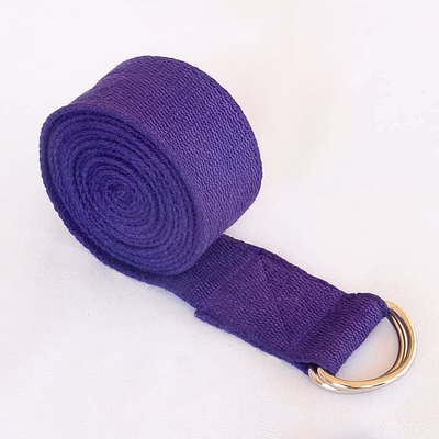 yoga straps - 8' purple