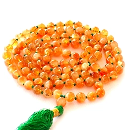 Mala Beads - Hessonite
