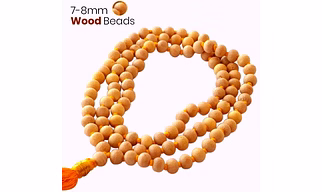 NatureSooth Wooden Mala Beads - Tulsi