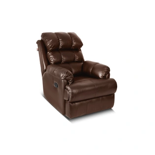 Little NAP Recliner Sofa | 1 Seater| 2 Year Warranty | Recliner Chair | 1 Seater Sofa Chair | Recliner, 1 Seater Manual | for Home Relax Amet Recliner for Living Room (Brown, DIY)