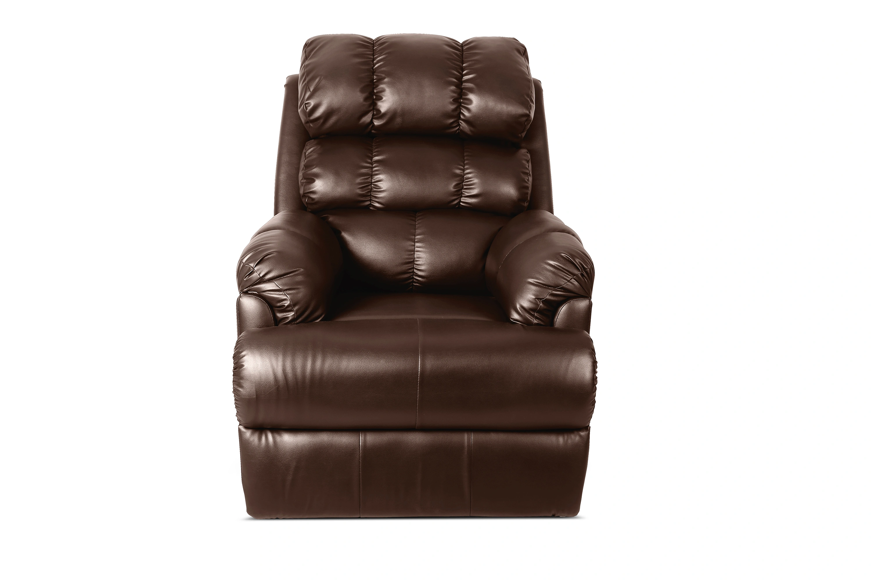 Little NAP Recliner Sofa | 1 Seater| 2 Year Warranty | Recliner Chair | 1 Seater Sofa Chair | Recliner, 1 Seater Manual | for Home Relax Amet Recliner for Living Room (Brown, DIY)-2