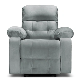 Avion Manual Single Seater Recliner for home relax 1 Year Warranty (Grey)