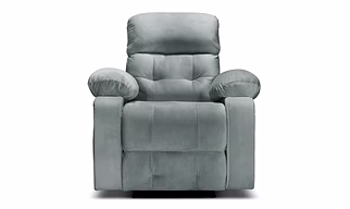 Avion Manual Single Seater Recliner for home relax 1 Year Warranty (Grey)