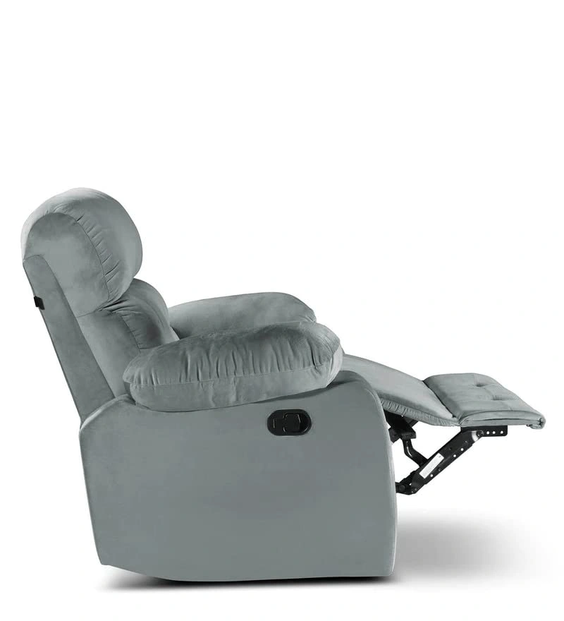 Avion Single Seater Manual Recliner for Living Room (Grey,DIY)-5