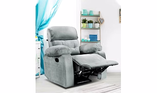 Avion Single Seater Manual Recliner for Living Room (Grey,DIY)