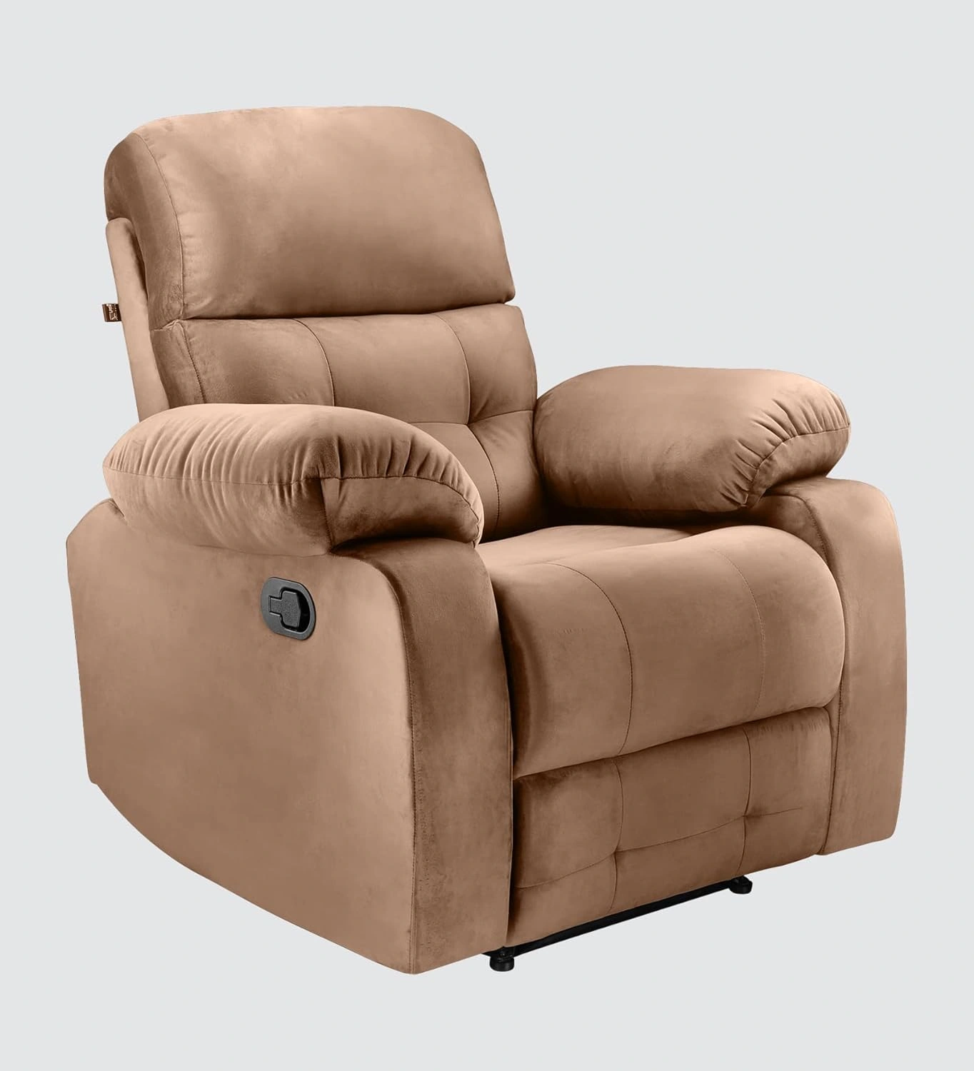 Avion Manual Recliner for Living Room (Brown)-2