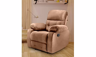 Avion Manual Recliner for Living Room (Brown)