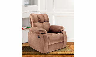 Helios Single Seater Motorized Recliner for Living Room (Brown,DIY)