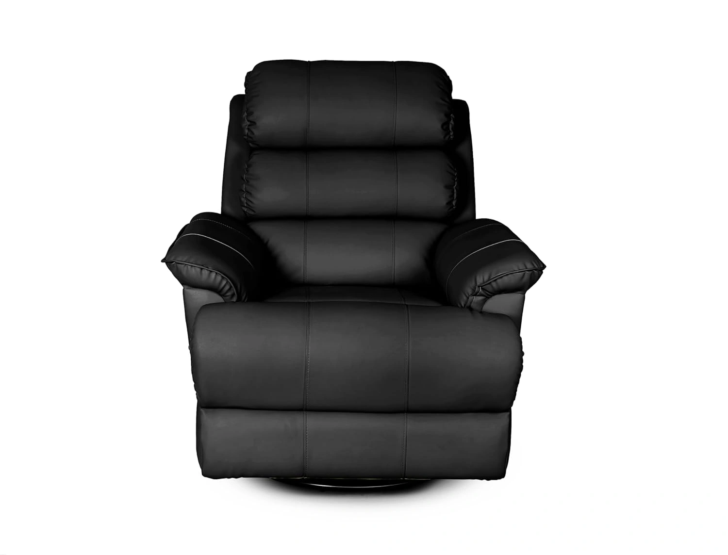 Quies Manual Recliner For Living Room (Single Seater, Black,DIY)-12430144