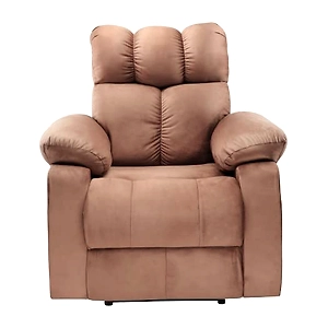 Helios Manual Recliner For Living Room (Brown) Visit the Little NAP Store