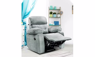 Avion Single Seater Motorzied Recliner for Living Room(Grey,DIY)