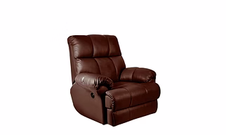 Casa Motorized Recliner for Living Room (Brown,DIY)