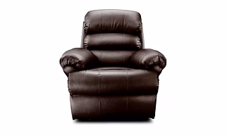 Quotium Single-Seater Manual Recliner for Living Room (Brown,DIY)