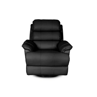 Quise Motorized Rocking & Revolving with Swivel Glider Recliner For Living Room (Single Seater, Black)