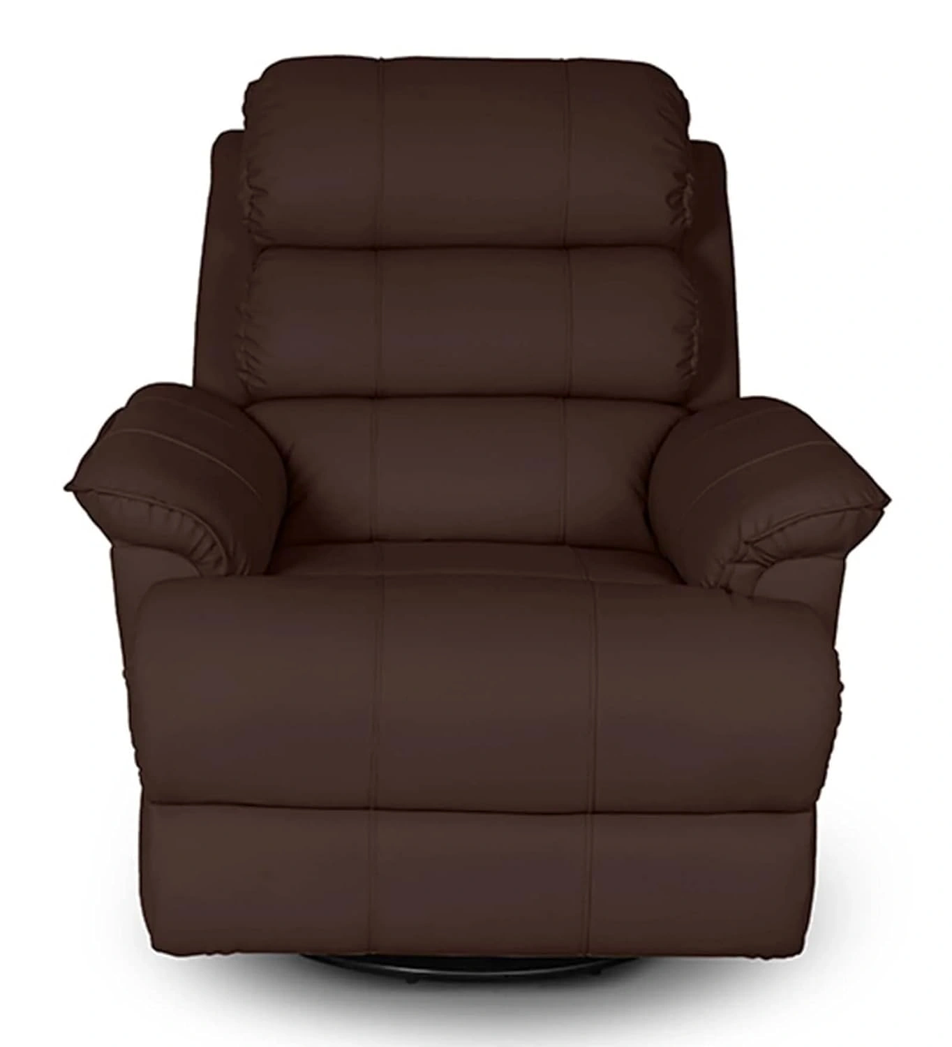 Quies Manual with Glider Recliner for Living Room (Single Seater, Brown,DIY)-1