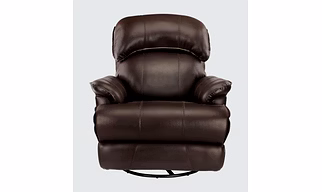 Livo Single Seater Manual Recliner with swivel Glider for Living Room (Brown, DIY)