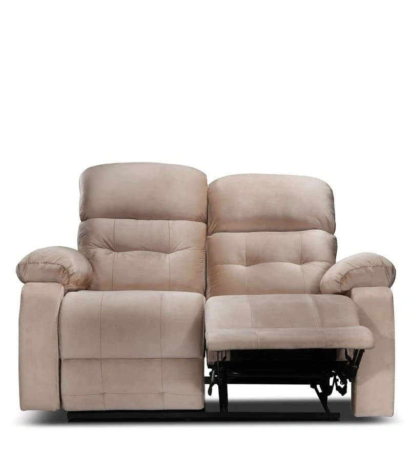 2 Seater Avion Two Seater Manual Recliner for Living Room (Beige,DIY)-3