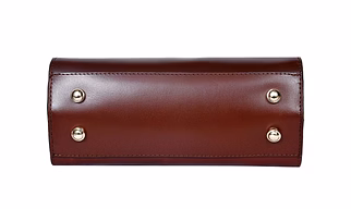 Celtic New Looking Brown Leather Sling Bag For Women And Girls.