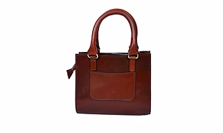 New Good Looking And Expensive Brown Leather sling Bag.